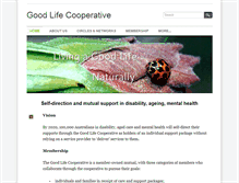 Tablet Screenshot of goodlifecoop.org
